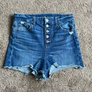American Eagle Next Level Stretch Curvy High Rise Shorts